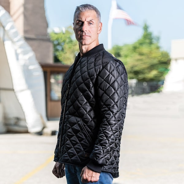 Game Workwear Men's Quilted jacket, Nylon Tafetta Shell, Full Front Zipper, Navy, S 1250 - main