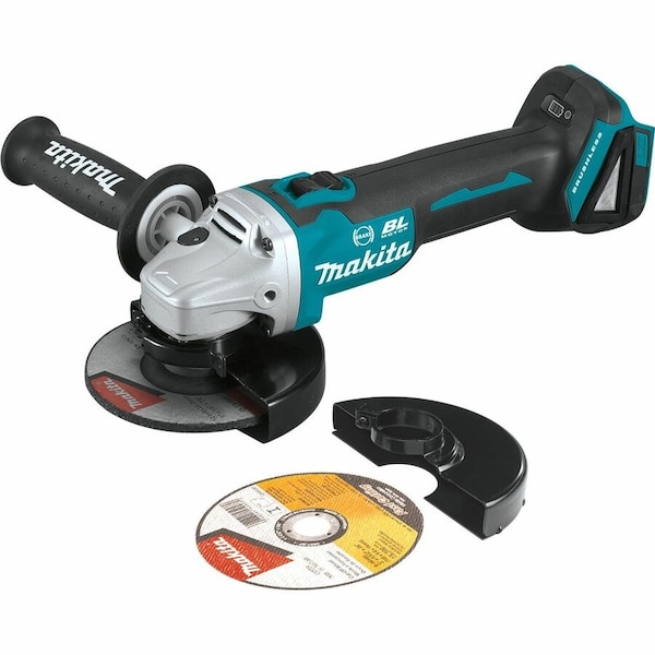 Makita 18V LXT Brushless 4-1/2" / 5" Cut-Off/Angle Grinder, Slide, Brake XAG09Z - main