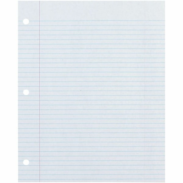 Ecology Recycled Filler Paper Letter, White, 500PK PAC2417 - main