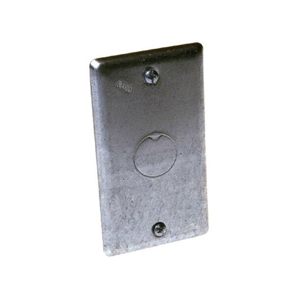Hubbell-Raco Cover, Outlet Box Type, 1 Gang, Steel 861 - main
