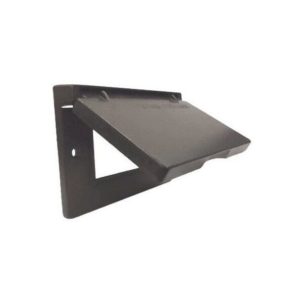 Hubbell Me Brz Horiz Flip Cover 1C-GH-BR - main