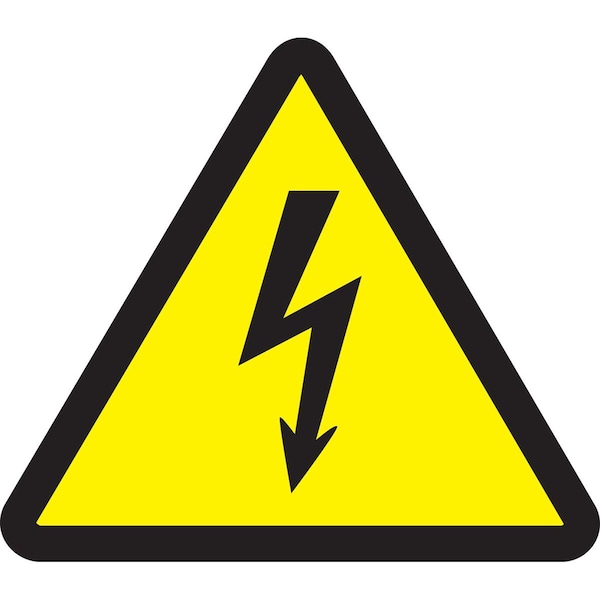 Accuform ISO WARNING SAFETY LABEL ELECTRIC LSGW1782 - main