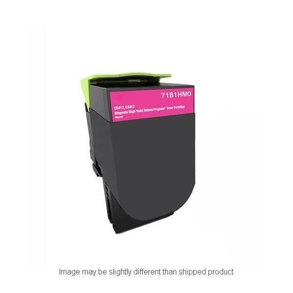 Lexmark Replacement 71B0H30 HI YLD MAGENTA TONER 71B0H30 71B0HM0 - main