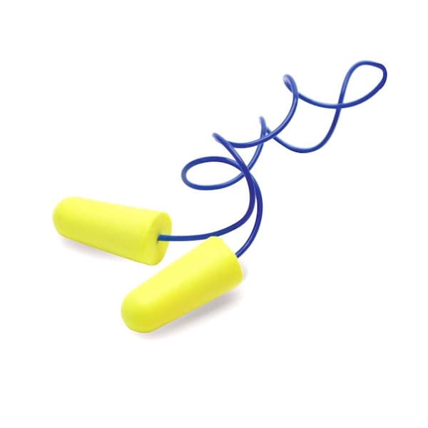 Unico Walkers Corded Foam Ear Plugs, Yellow, 2PK UN2973452 - main