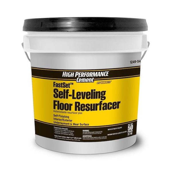 Quikrete FastSet Gray Self-Leveling Floor Resurfacer 50 lb 1249-54 - main