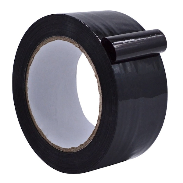 Wod Tape CSTC20WBA Carton Sealing Packaging Tape 2 Mil Acrylic Adhesive Black: 2 in. x 55 yds, 36PK WOD CSTC20WBA-02000-36-55-BLA - main