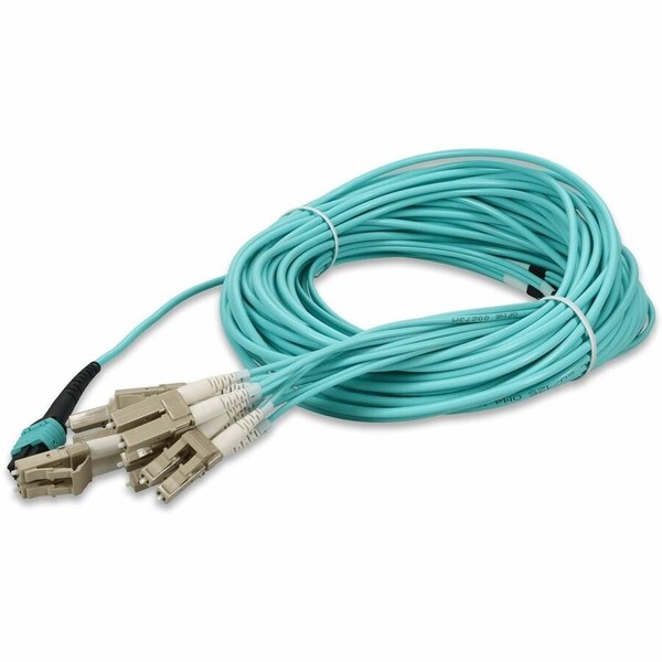 Add-On This Is A 15M Mpo (Female) To 6Xlc (Male) 12-Strand Aqua Duplex ADD-MPO-6LC15M5OM3 - main