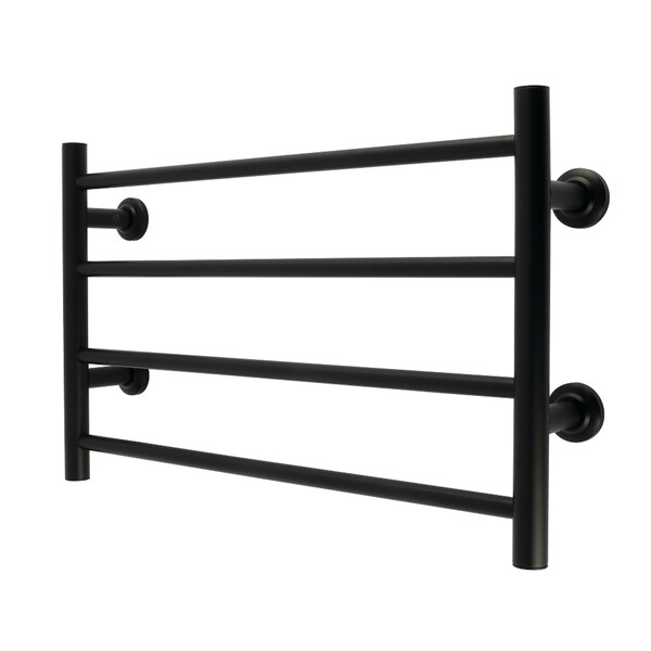 Kingston Brass 24" x 16" Stainless Steel Wall Mount 4-Tier Towel Rack, Matte Black DTM241640 - main