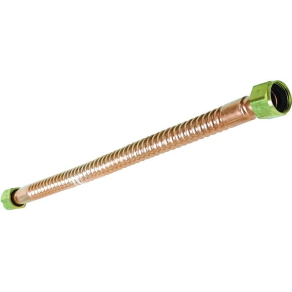 Camco Usa USA Water Connector, 3/4 in, FIP, Copper, 18 in L 10063 - main