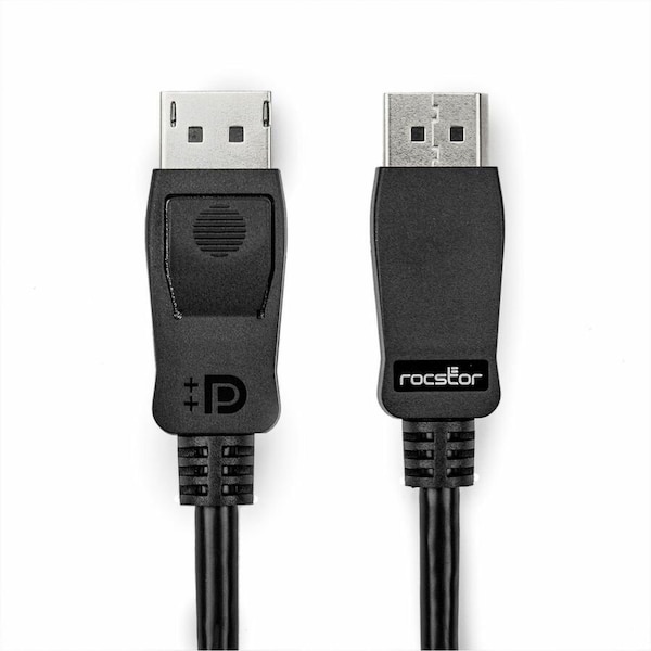 Rocstor PREMIUM 20FT / 6M DISPLAYPORT 1.2 CABLE M/M - DISPLAYPORT 4K - DISPLAYPO Y10C736-B1 - main