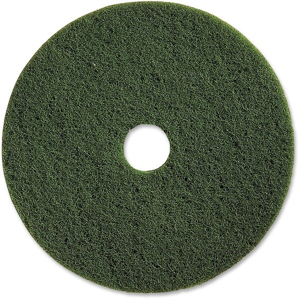Genuine Joe Scrubbing Floor Pad - 20 Diameter - 1 Thickness - Green, 5PK GJO90320 - main