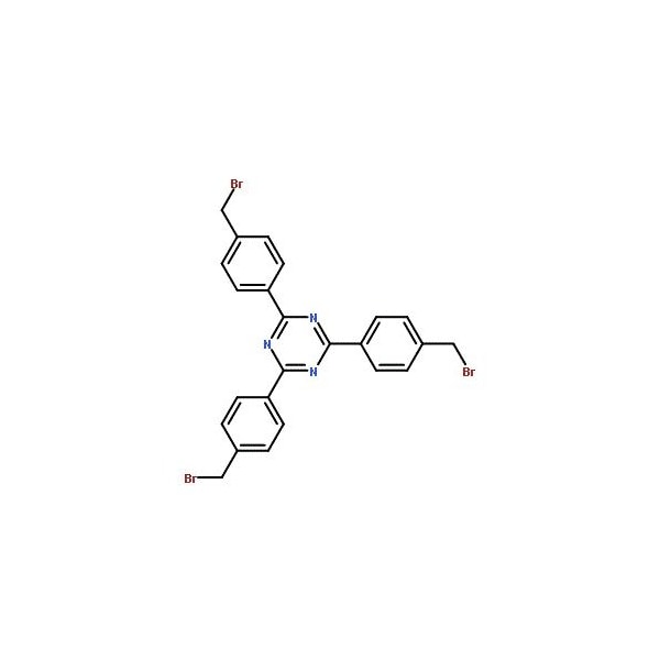 Ak Scientific 2, 4, 6-Tris(4-(bromomethyl)phenyl)-1, 3, 5-triazine (5g), CAS 1169964-41-3 1615AP-5g - main