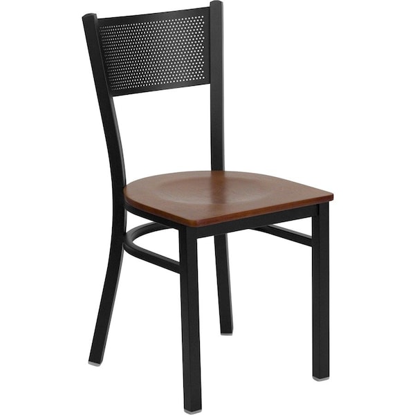 Flash Furniture Hercules Restaurant Chair, 17-1/4 in W 20" L 33-1/4" H, Plywood Seat XU-DG-60115-GRD-CHYW-GG - main