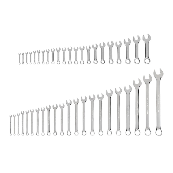 Tekton Stubby and Standard Length Combination Wrench Set, 44-Piece (6 - 32 mm, Common Sizes) WCB90907 - main