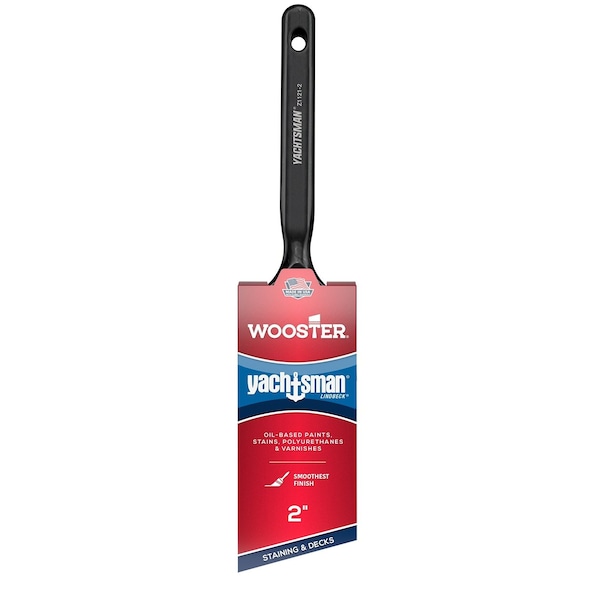 Wooster Wooster Brush Z1121-2 2 in. Yachtsm White China Bristle Angle Sash Paint Brush 533235 - main