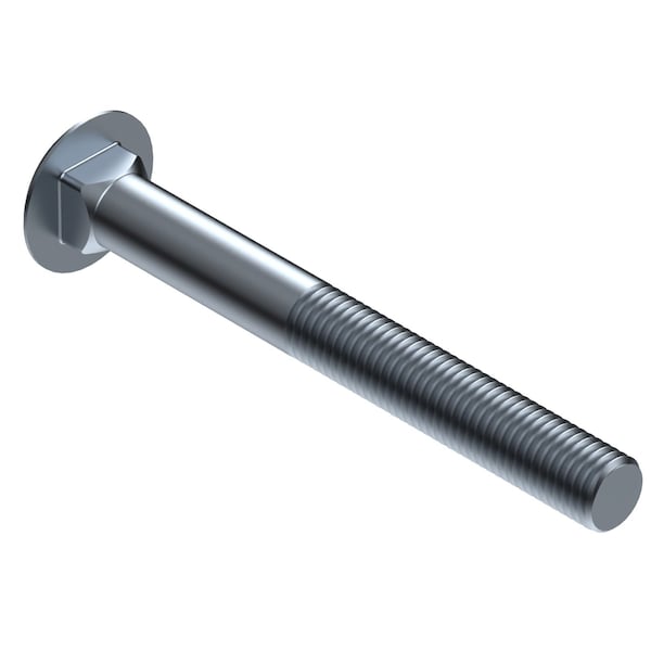 Huyett Square Neck Undersized Neck, 1/2"-13, 8 in L, Steel, Grade A, Zinc Clear Trivalent BLTC12-0500-8000A33 - main