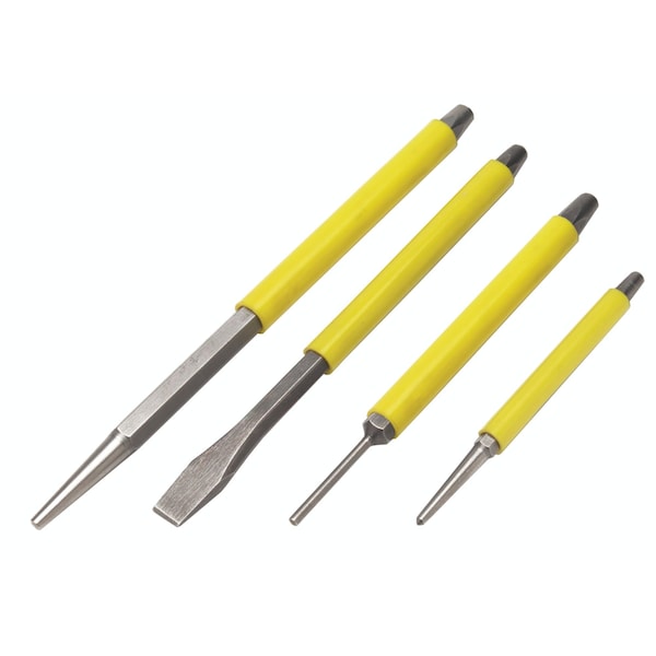 Performance Tool 4-Pc Punch & Chisel Set Chisel/Punch Se, W753 W753 - main