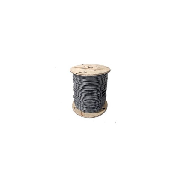 Cable Wholesale Shielded Security/Alarm Wire, Gray, 18/4 18AWG 4 Conductor, Stranded, CM / Inwall rated, Spool, 1000ft 10K5-54212MH - main