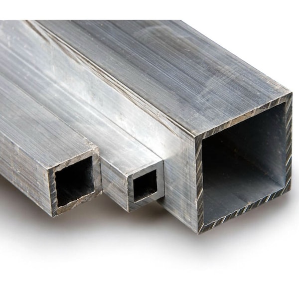 Online Metal Supply 6 in x 6 in x 1/4 in Wall x 60 inches, 6063-T52 Aluminum Square Tube 635SQTH6W60.25L60.1 - main