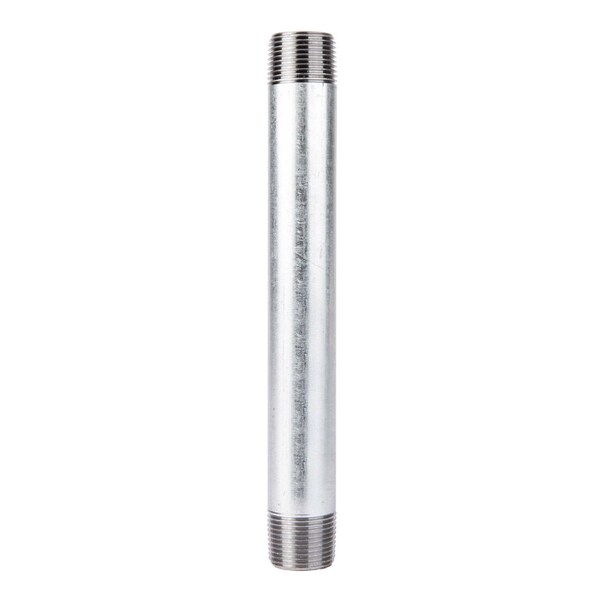 Ace Trading - Nipple 3/4 in. MIP each X 3/4 in. D MIP Galvanized Steel 8 in. L Nipple 303U34X8 - main