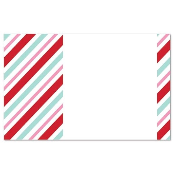 Nashville Wraps Candy Stripe Gloss Enclosure Card, 3.5x2.25, 50PK AC7167 - main