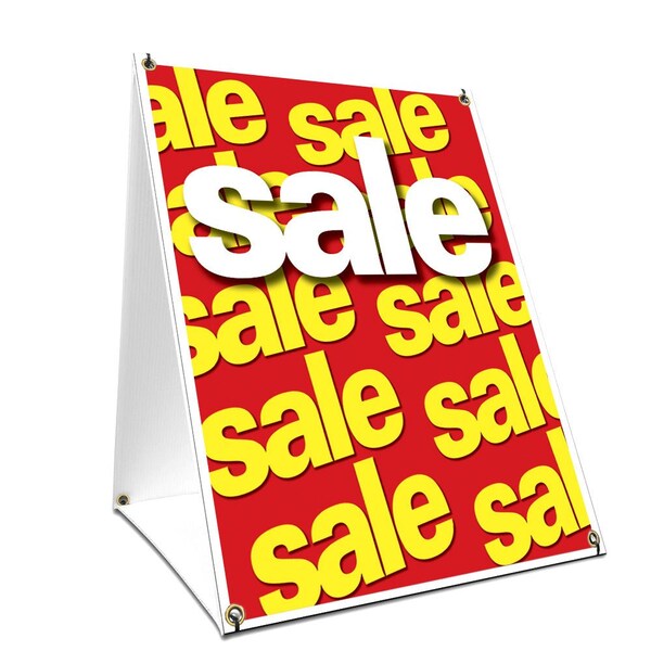 Signmission Sale, 36 Inch x 24 Inch A-frame Yard Sign, Plastic Sign SBC-2436-Sale - main