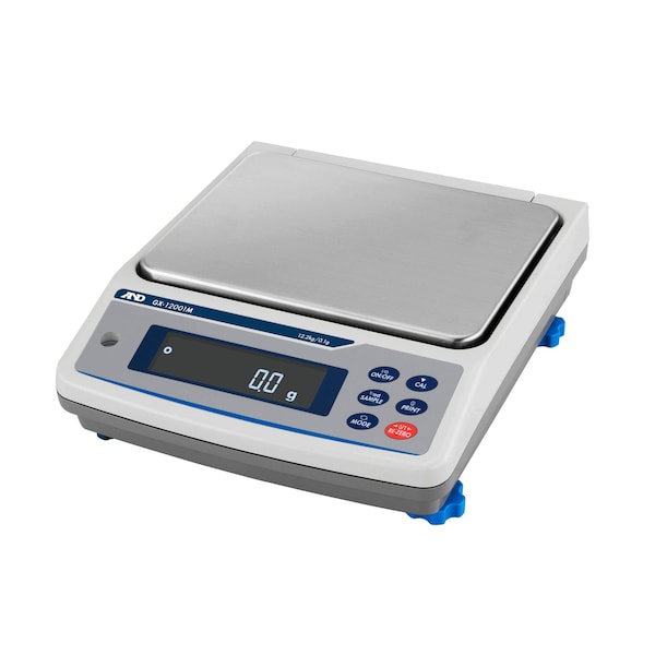 A&D GX-12201M Apollo Precision Balance 12.2 kg x 0.1 g. Internal Calibration. IP65 GX-12001M - main