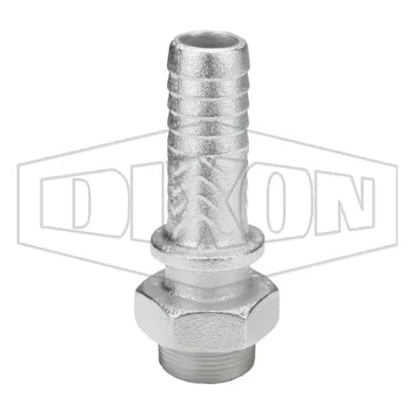 Dixon Boss Stem, 1-1/4 in, MNPT x Hose Shank, Iron MS16 - main