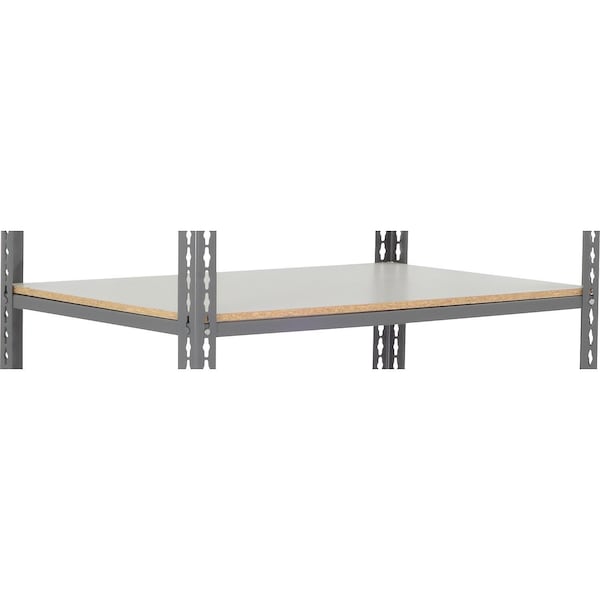 Global Industrial Standard Duty Boltless Shelving Additional Shelf, 48"W x 18"D, Laminate Deck B3165735 - main