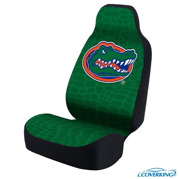 Coverking UNIVERSAL ULTISUEDE SEAT COVER DESIGNER 1PC, UNIVERSITY OF FLORIDA GREEN GATOR SKIN, ELA092 USCSELA092 - main