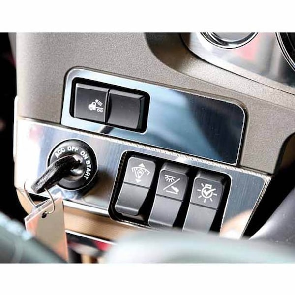 Ilc Replacement For Kenworth T880 Year 2016 Stainless Steel Trim Ignition Switch On Lower Dash WZ-EQWE-X - main