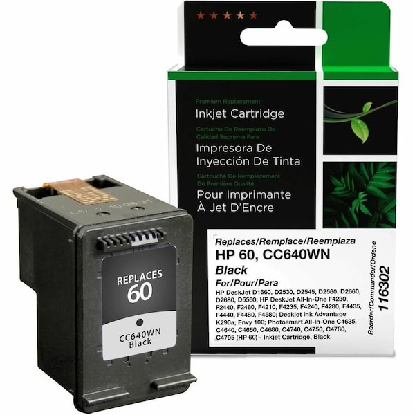 Clover Imaging Group Imaging Remanufactured Black Ink Cartridge 116302 - main