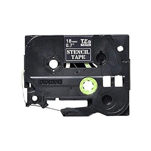 Brother Label/Ribbon Cartridge, White, 45/64 in W STE141 - main