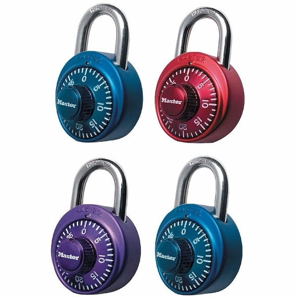 Master Lock Locks, Combo, Num, Assorted 1530DCM - main