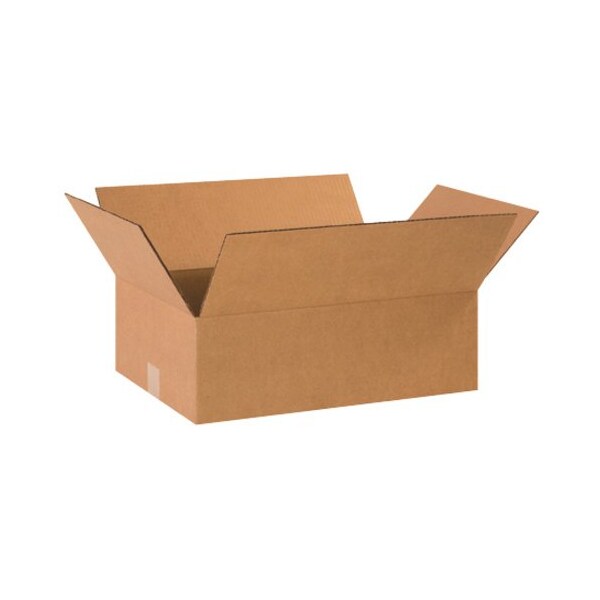Partners Brand Corrugated Boxes, 18 1/2" x 12 1/2" x 6", Kraft, 25/Bundle 18126R - main