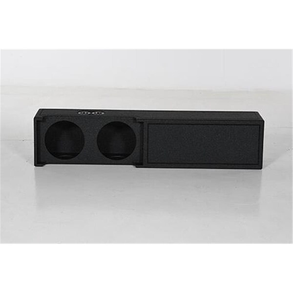 Q Power Qpower 10 in. Dual Ported Woofer Box for 2019 Plus Dodge Crew Cab Truck Bed Liner Coating QBDODGE19210 - main