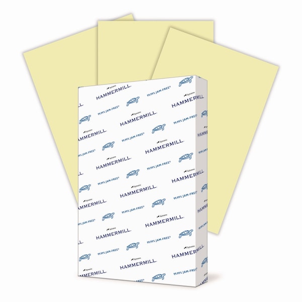Hammermill Colors Print Paper, 20 lb Bond Weight, 11 x 17, Canary, 500PK 102152 - main