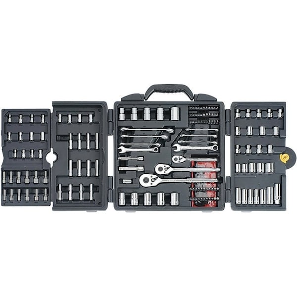 Stanley Mechanic's Tool Set, 170-Piece, Chrome Vanadium, Chrome Vanadium 96-011 - main