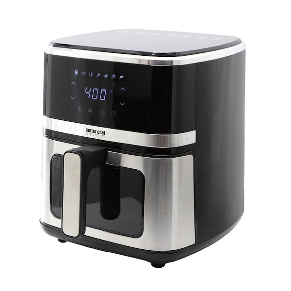 Better Chef 5.3 Quart Digital Display Air Fryer with Touch Controls in Silver 750124782M - main