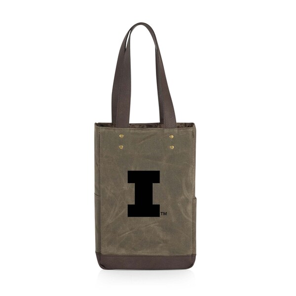 Picnic Time Family Of Brands NCAA Illinois Fighting Illini 2 Bottle Insulated Wine Bag 536-02-140-214-0 - main
