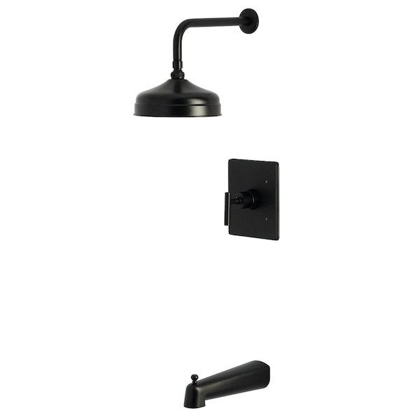 Kingston Brass Single-Handle Pressure Balanced Tub and Shower Faucet, Matte Black KB6340CML - main