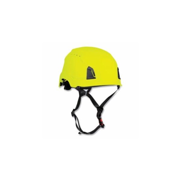 Pip Traverse, Industrial Climbing Helmet, HDPE, Vented, Hi-Vis Yellow 112-280-HP1491RVM-44 - main