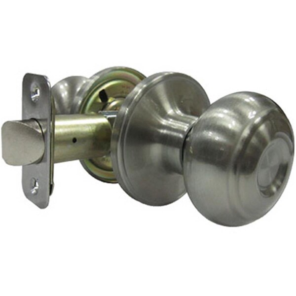 Taiwan Fu Hsing Industrial TruGuard Verona Fancy Mushroom Passage Knob Set, Satin Nickel 221795 - main