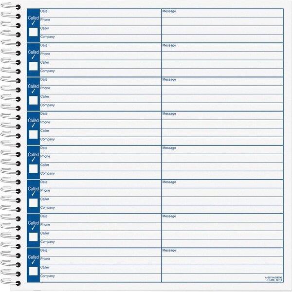 Tops Products BOOK, VOICE MAIL MESSAGE 4416 - main