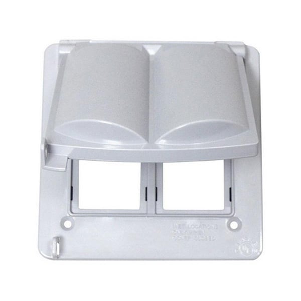 Sigma Engineered Solutions 14180WH White 2 gang Square Electrical Cover 3539400 - main