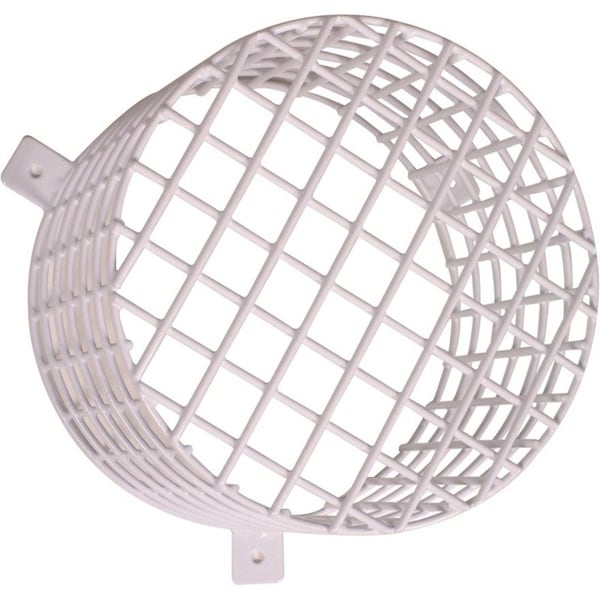 Safety Technology International Audible and Strobe Guard, Steel, Surface Mount, 7 7/8 in W x 7 7/8 in H x 6 in D, White STI-9614 - main
