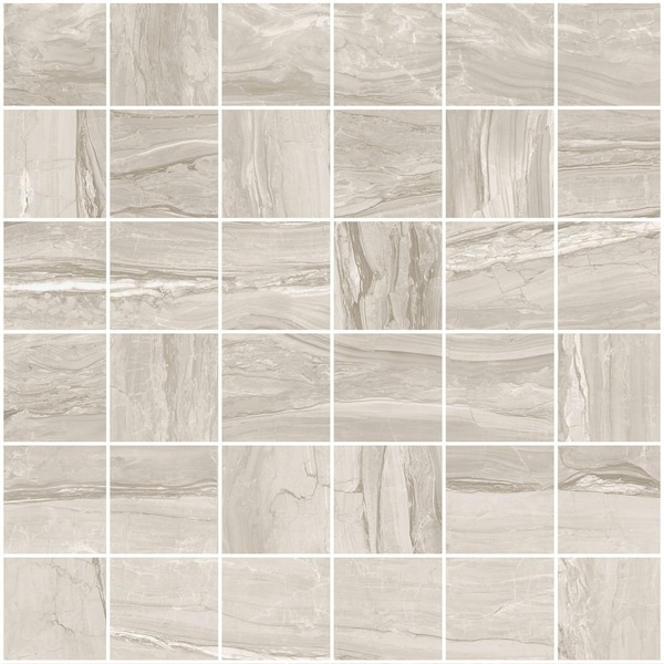 Andova Tiles Venataro 2-in. x 2-in. Polished Natural Stone/ Marble Porcelain Floor and Wall Mosaic Tile, 2PK ANDVENA1537 - main