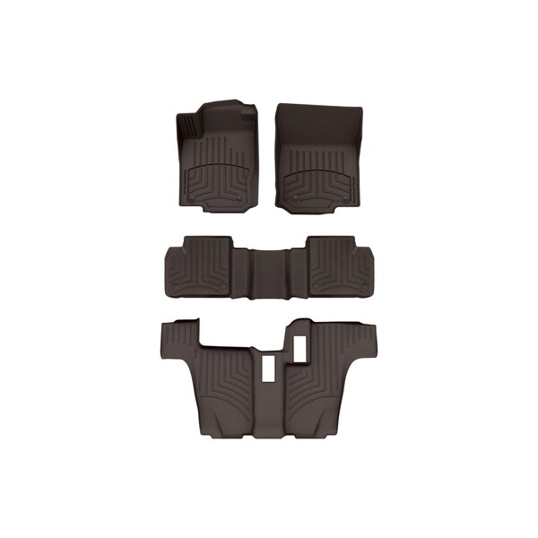 Weathertech Cocoa, Front and Rear and Rear FloorLiner HP 47401-1-2-3IM - main