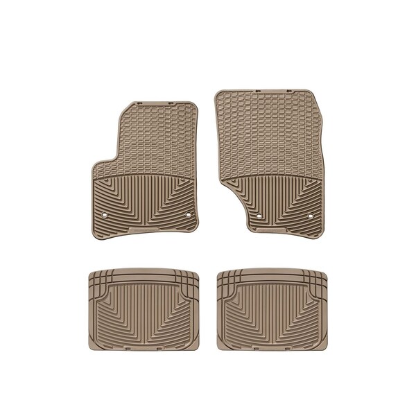 Weathertech Tan, Front and Rear All Weather Floor Mats W46TN-W20TN - main