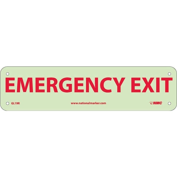 Nmc Emergency Exit Sign GL19R - main